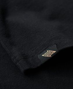 Camiseta m/c con print branding Superdry Jet Black