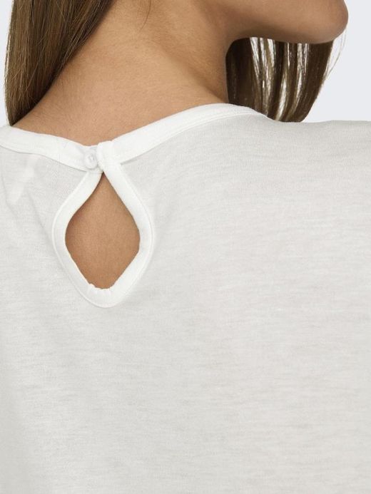 Camiseta m/c con print Chase the sun Only Cloud Dancer