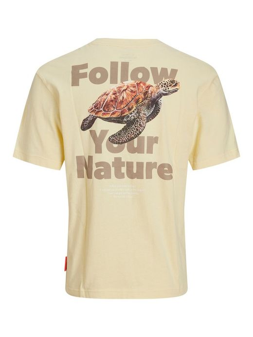 Camiseta m/c con print espalda tortuga & mensaje Jack & Jones Flan