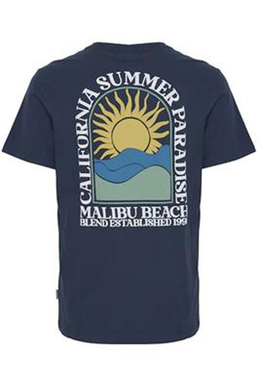 Camiseta m/c con print estampado espalda Blend Of America Dress Blue