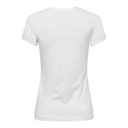 Camiseta m/c con print Fierce Only Bright White