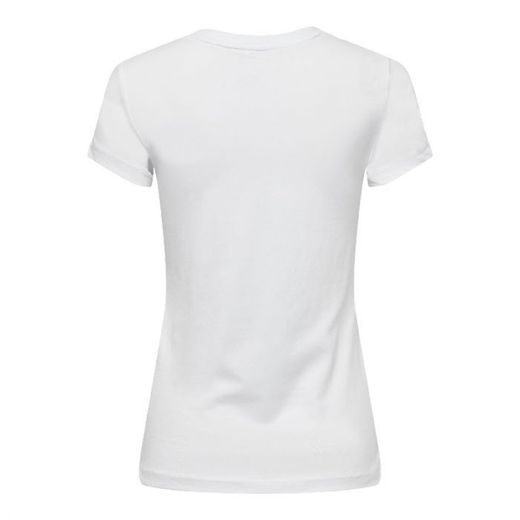 Camiseta m/c con print Fierce Only Bright White