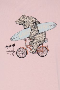 Camiseta m/c con print Good vibes Blend Of America Rose