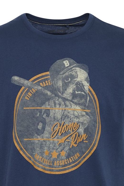 Camiseta m/c con print Home run Blend Of America Dress Blue