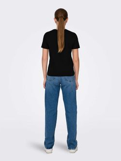 Camiseta m/c con print Lightning Only Black