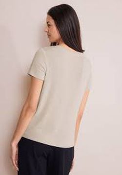 Camiseta m/c con print metalizado Under the sea Street One Sand