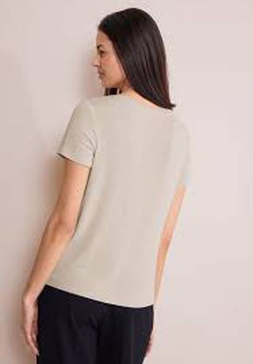 Camiseta m/c con print metalizado Under the sea Street One Sand