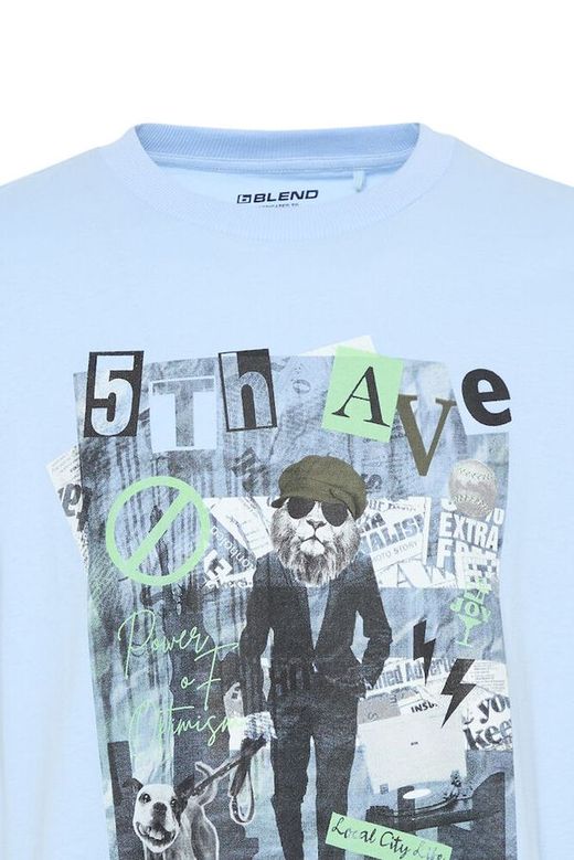 Camiseta m/c con print multicolor Blend Of America Blue