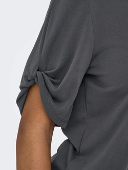 Camiseta m/c con serigrafía animal print Only Black