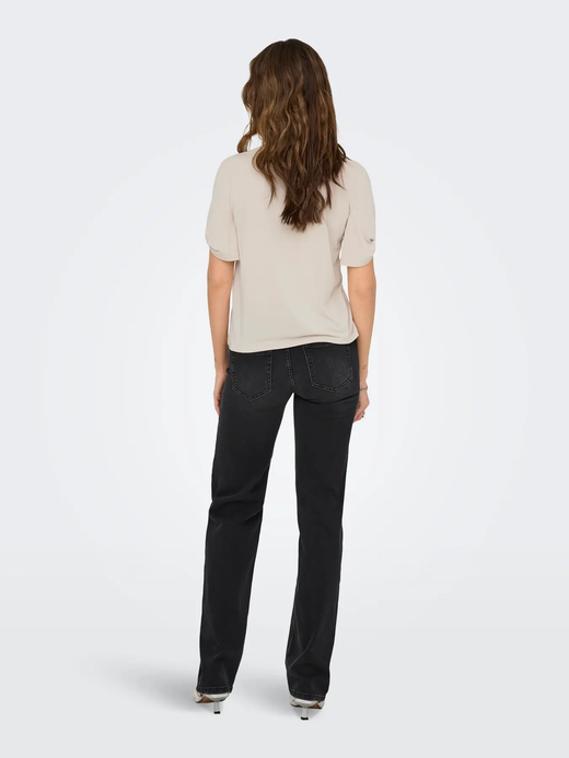 Camiseta m/c con serigrafía animal print Only Pumice Stone