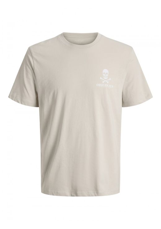 Camiseta m/c con serigrafía calavera Jack & Jones Moonbean