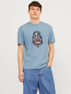 Camiseta m/c con serigrafía cocinero Jack & Jones Trooper