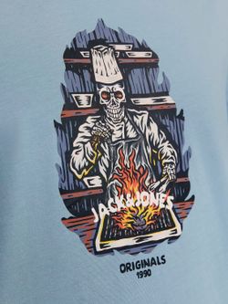 Camiseta m/c con serigrafía cocinero Jack & Jones Trooper