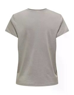 Camiseta m/c con serigrafía "Lost and free" Only Grey