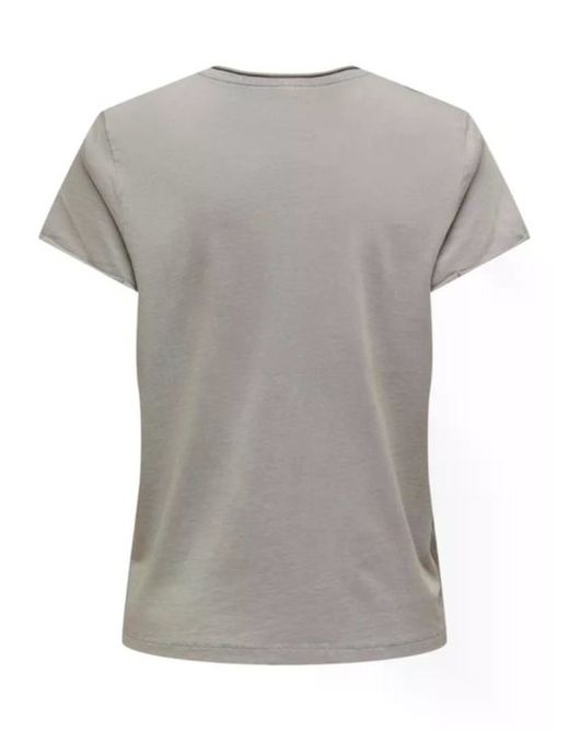 Camiseta m/c con serigrafía "Lost and free" Only Grey