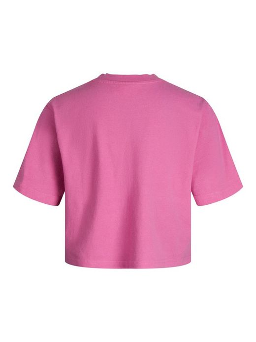 Camiseta m/c corta con print branding Jjxx Pink