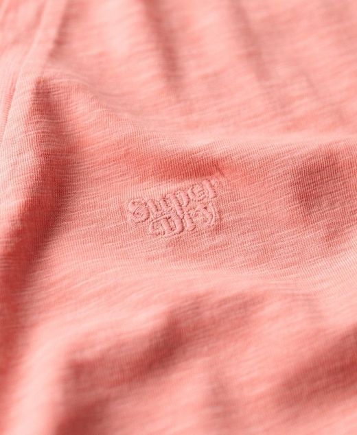 Camiseta m/c de cuello pico Superdry Peach Whip