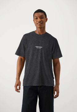 Camiseta m/c delavada con letras Originals Studio Jack & Jones Black