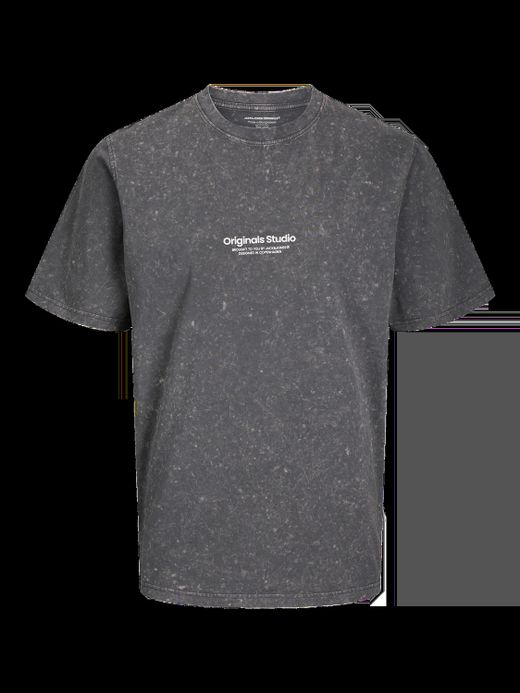 Camiseta m/c delavada con letras Originals Studio Jack & Jones Iron Gate