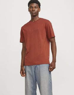 Camiseta m/c letras Originals Jack & Jones Crimson