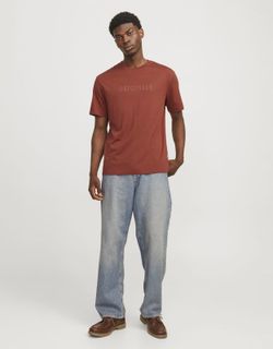 Camiseta m/c letras Originals Jack & Jones Crimson