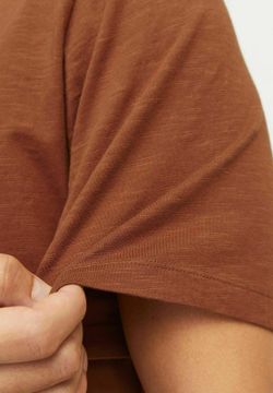 Camiseta m/c lisa Jack & Jones Mocha Mousse