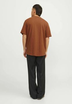 Camiseta m/c lisa Jack & Jones Mocha Mousse