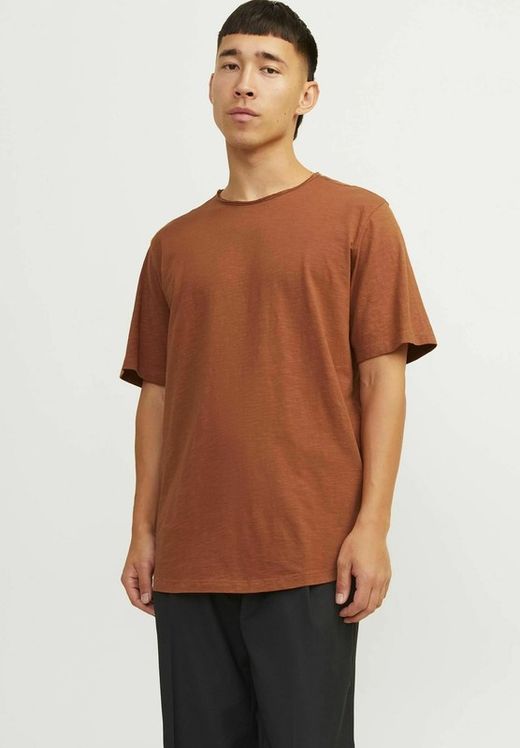 Camiseta m/c lisa Jack & Jones Mocha Mousse