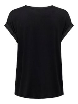 Camiseta m/c lisa satén Only Black