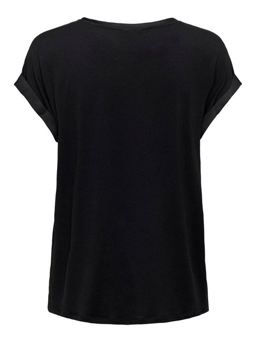 Camiseta m/c lisa satén Only Black