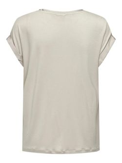 Camiseta m/c lisa satén Only Dove