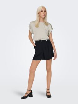 Camiseta m/c lisa satén Only Dove