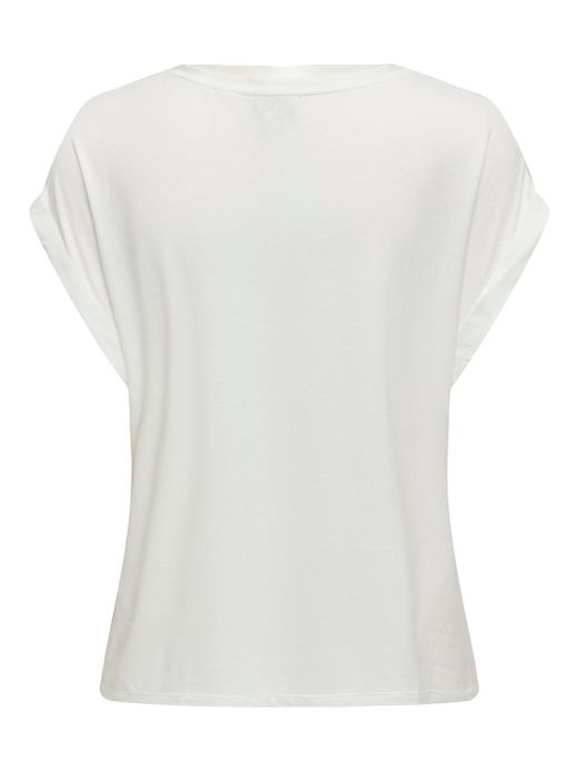 Camiseta m/c lisa satén Only Snow White