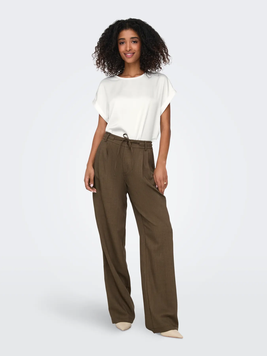 Camiseta m/c lisa satén Only Snow White