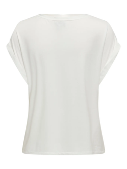 Camiseta m/c lisa satén Only Snow White