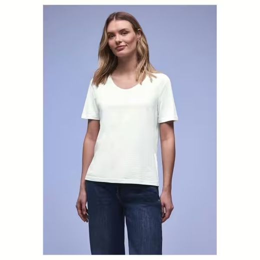 Camiseta m/c lisa Street One Off White
