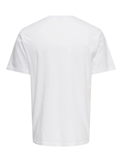 Camiseta m/c Palm Beach Only & Sons Bright White