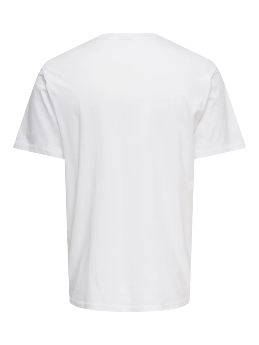 Camiseta m/c Palm Beach Only & Sons Bright White