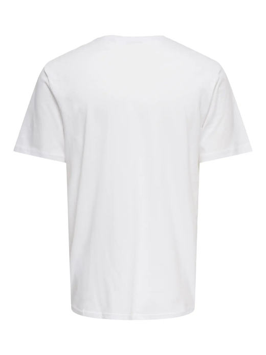 Camiseta m/c Paradise Getaway Only & Sons Bright White 1
