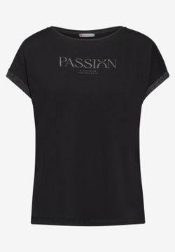 Camiseta m/c "Passion is the spark..." Street One Black