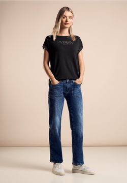 Camiseta m/c "Passion is the spark..." Street One Black