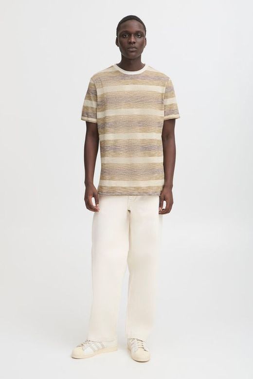 Camiseta m/c rayas multicolor Blend Of America Sand