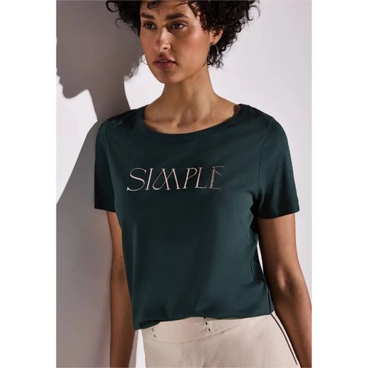 Camiseta m/c Simple Street One Hunter Green