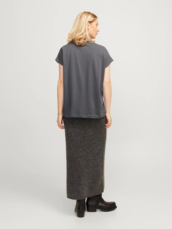 Camiseta m/c Wild & free Jjxx Dark Grey