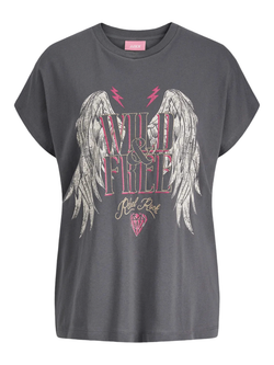 Camiseta m/c Wild & free Jjxx Dark Grey