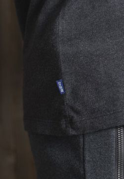 Camiseta m/l básica jaspeada Superdry Grey