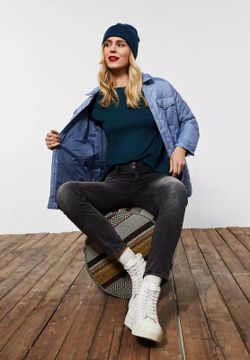 Camiseta m/l básica Street One Deep Teal