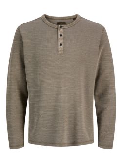 Camiseta m/l con cuello de botones Jack & Jones Crocodrile