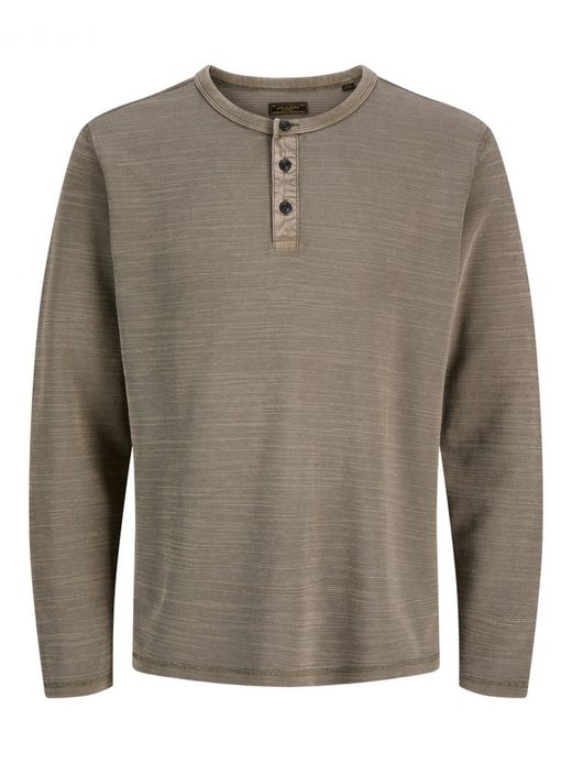 Camiseta m/l con cuello de botones Jack & Jones Crocodrile