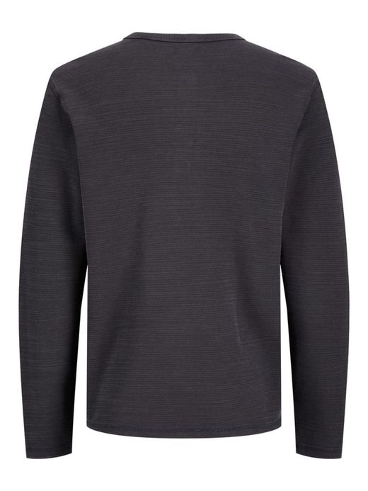 Camiseta m/l con cuello de botones Jack & Jones Dark Navy